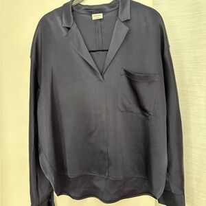 Deep Navy Blue blouse